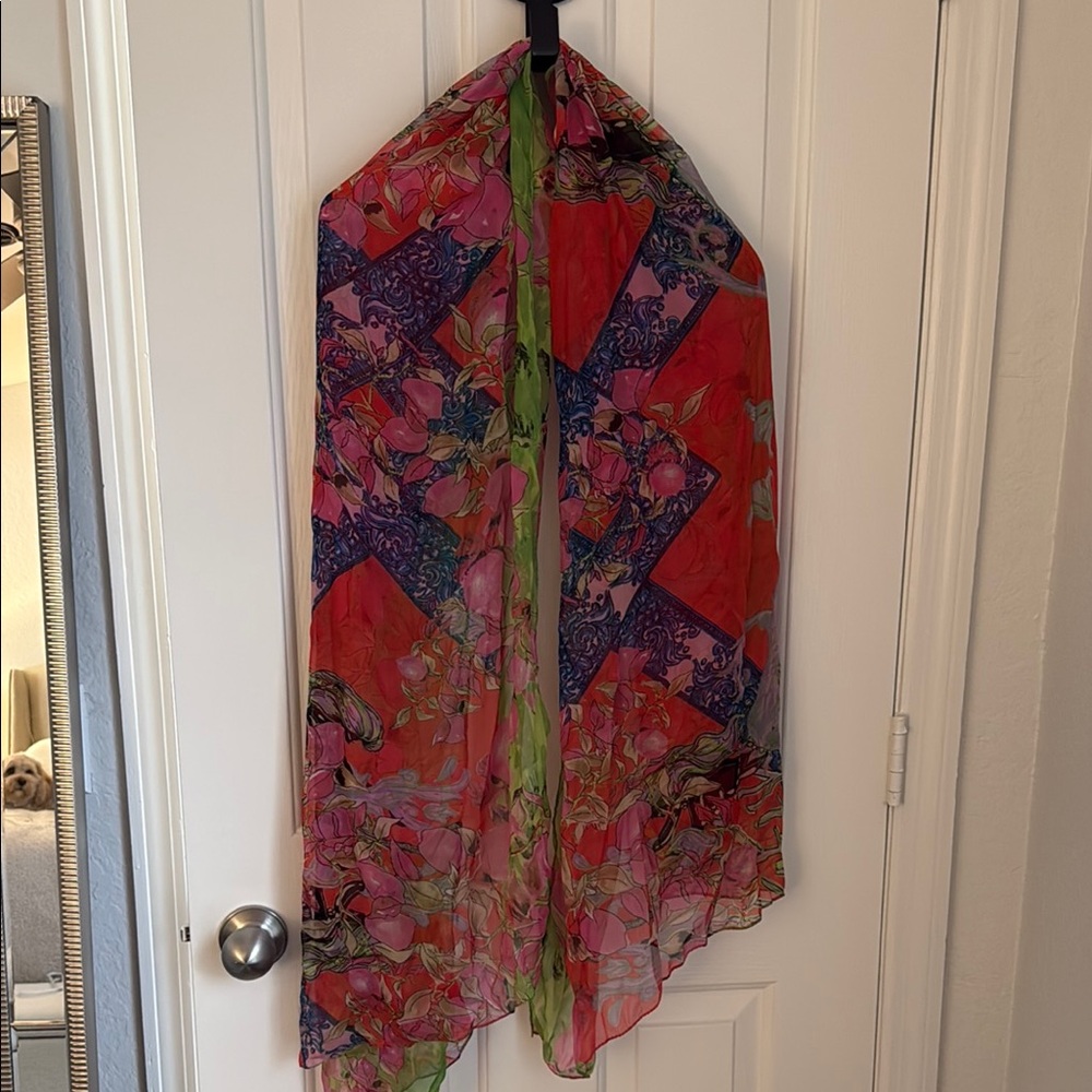 NWT Italian Vibrant Multicolor Scarf